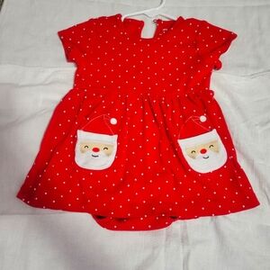 Carter's Baby girl Christmas dress size 12 months